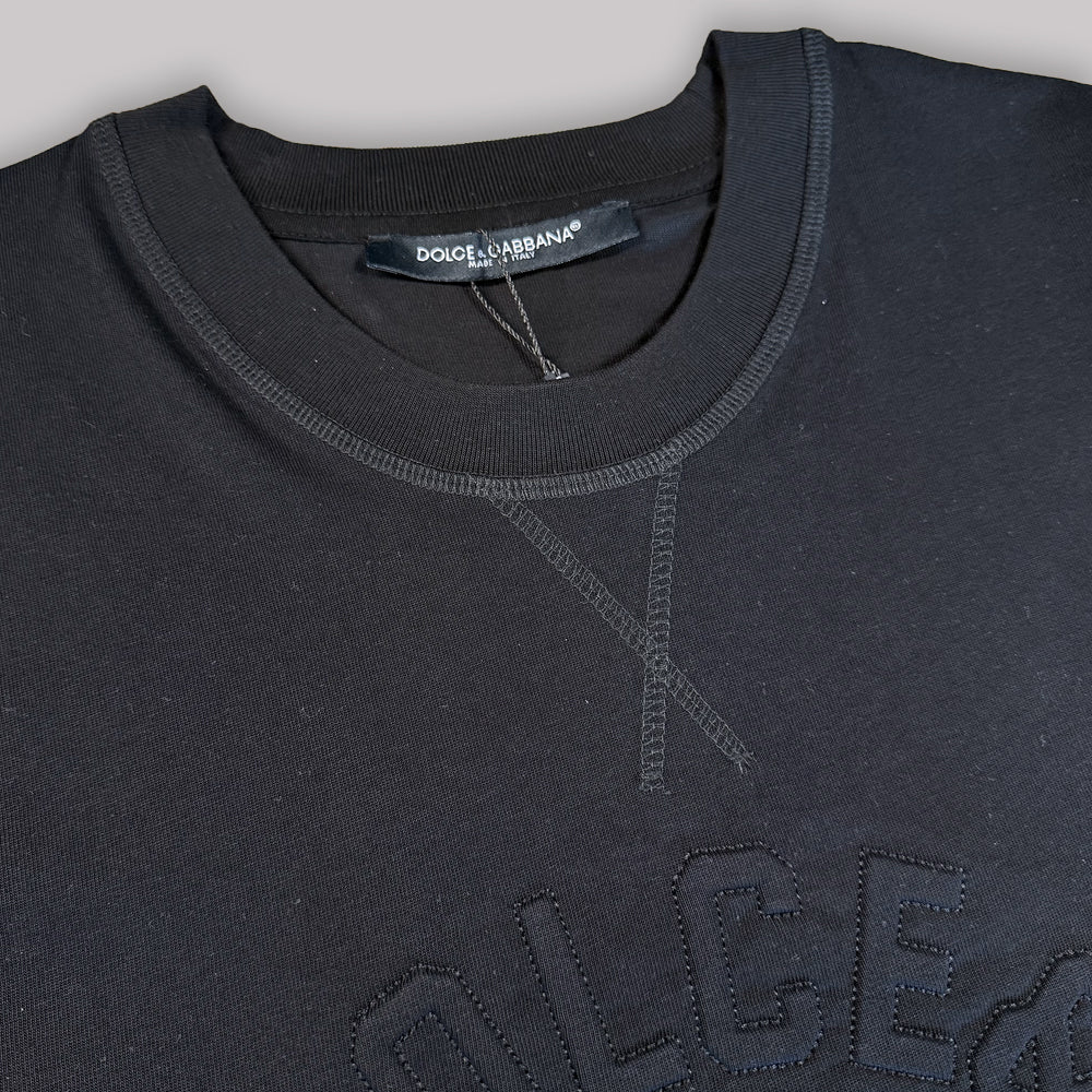T-shirt With Embossed Logo