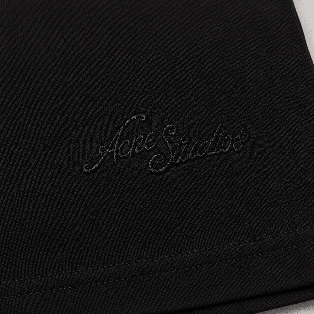 Embroidered Logo Cotton T-shirt