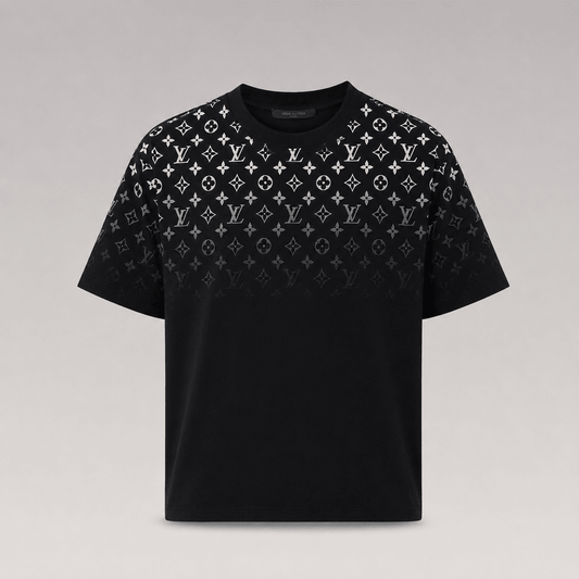 Gradient Cotton T-Shirt&Shorts Set