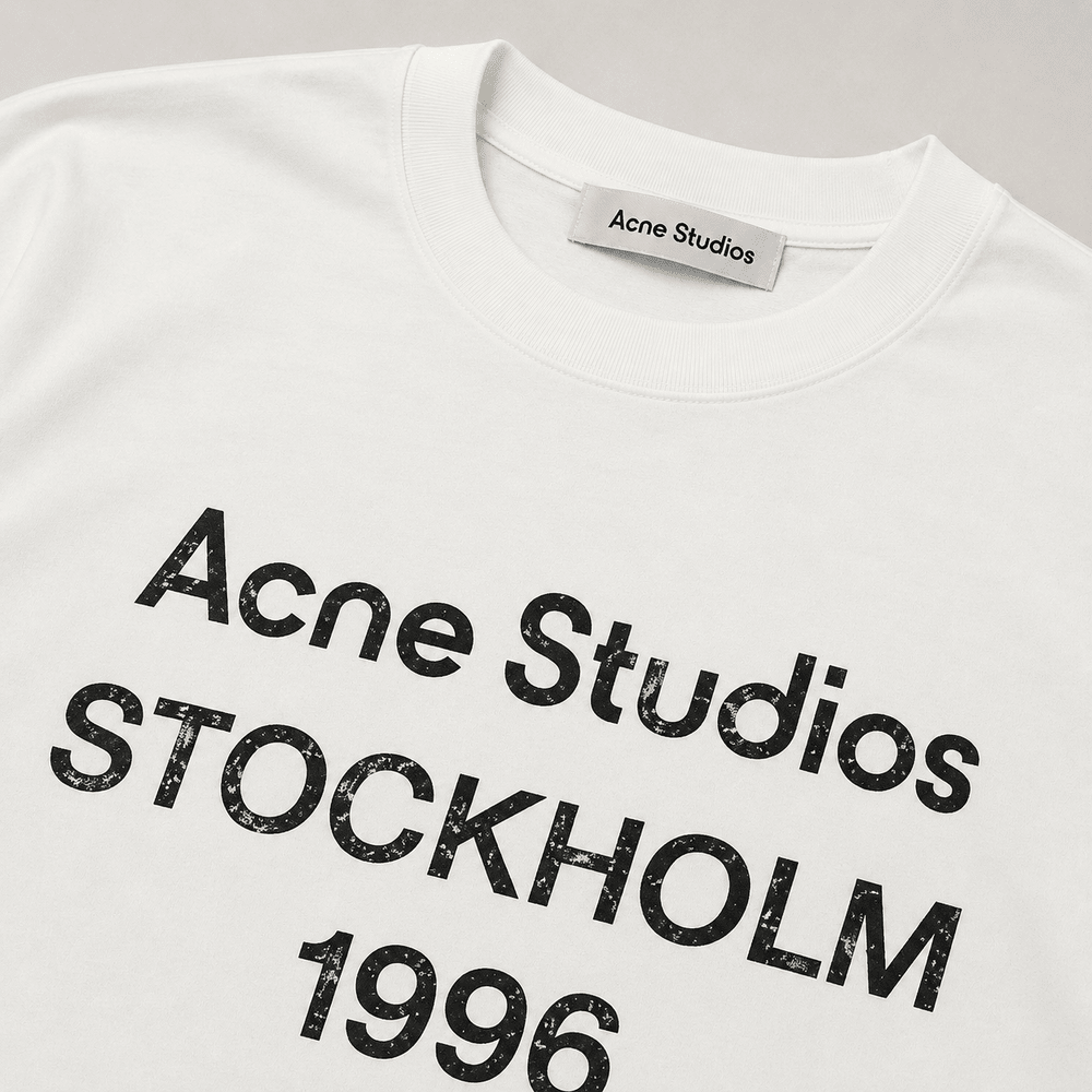 Sprayed Logo Cotton T-shirt