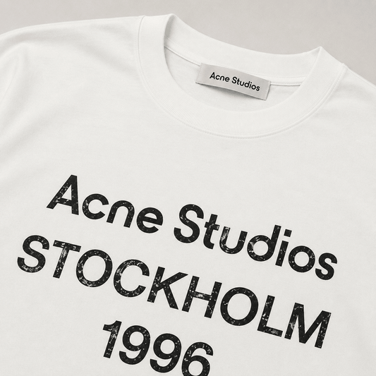 Sprayed Logo Cotton T-shirt