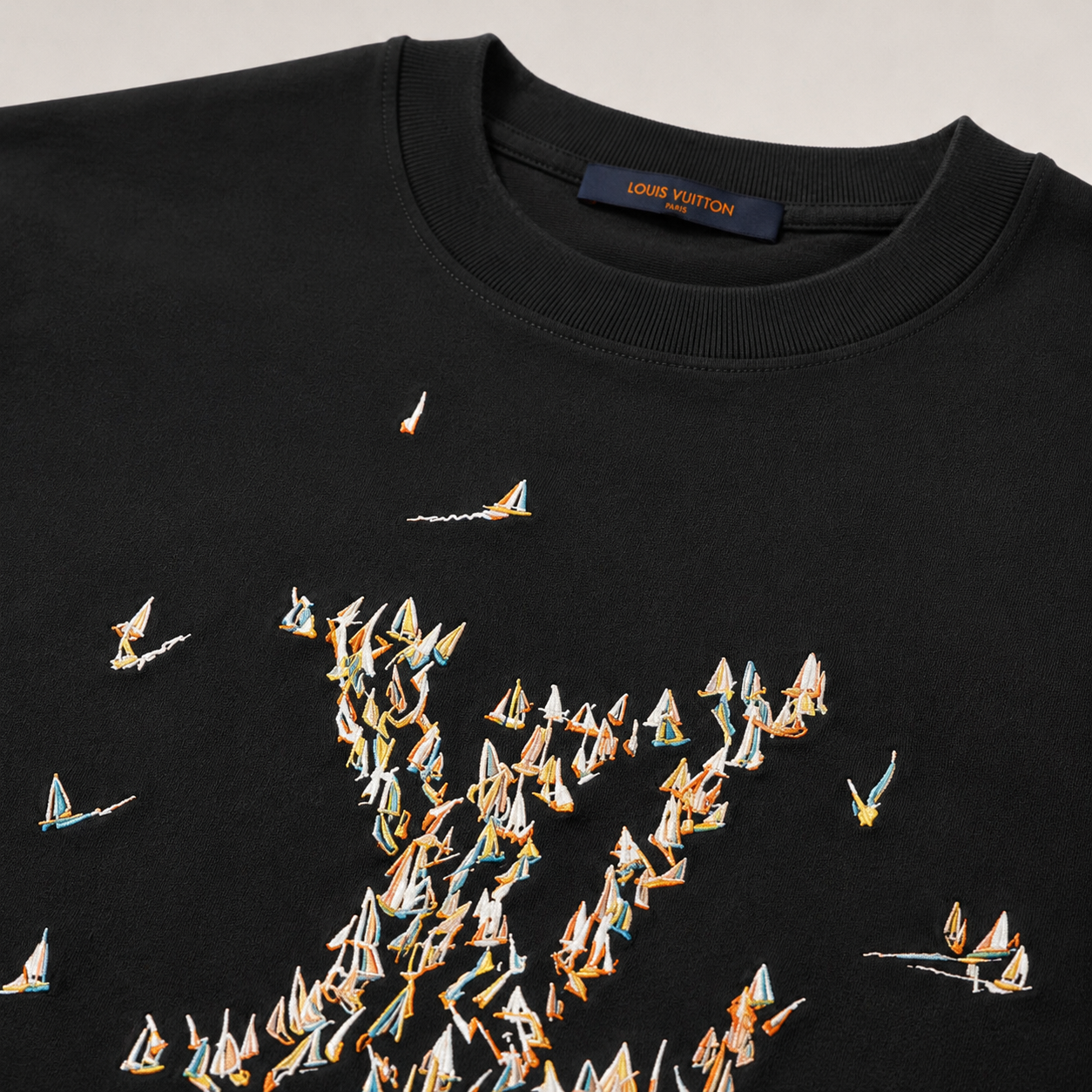Embroidered Cotton T-Shirt
