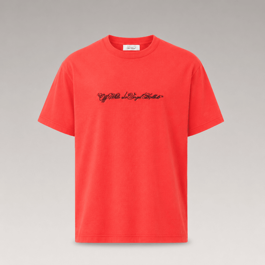 Embrodered Script Arrow T-shirt