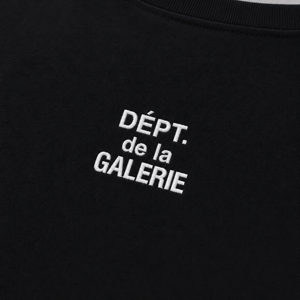Embroidered Logo Cotton T-shirt