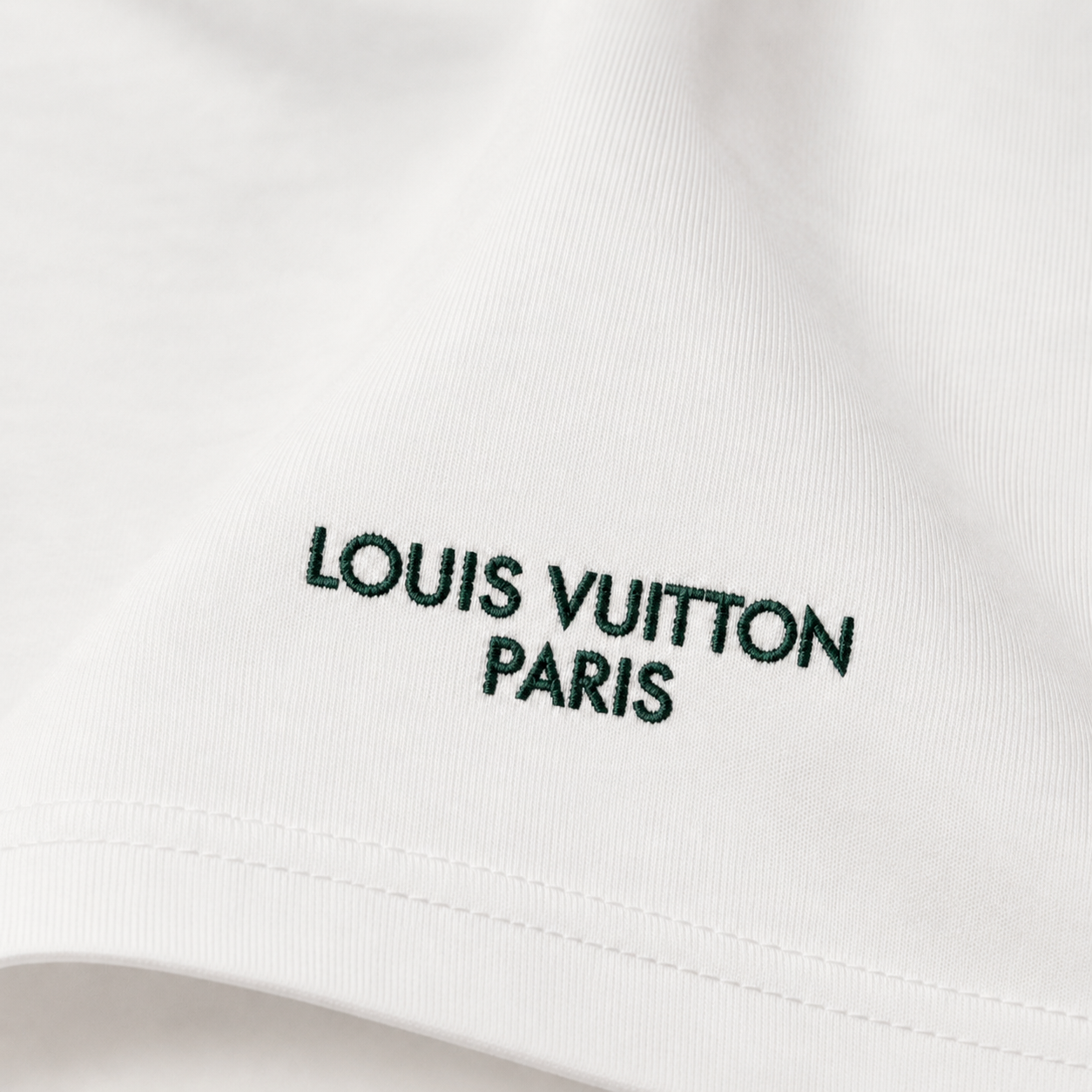 Embroidered And Printed Cotton T-Shirt