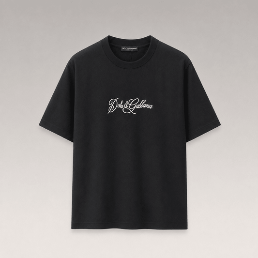 Embroidered Cotton T-Shirt.
