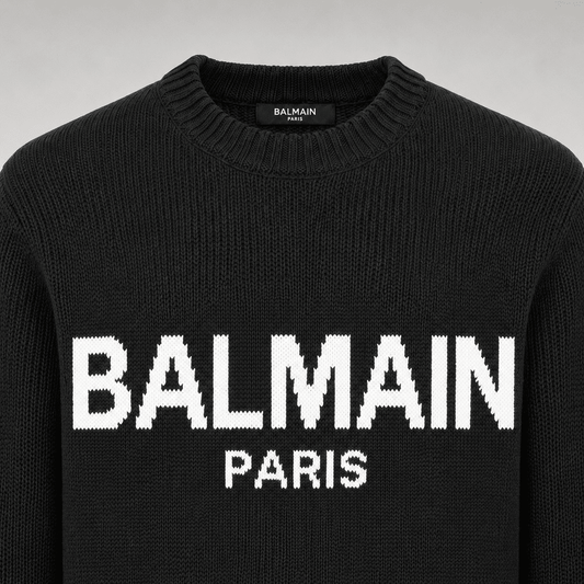 Paris Logo Knit Sweater