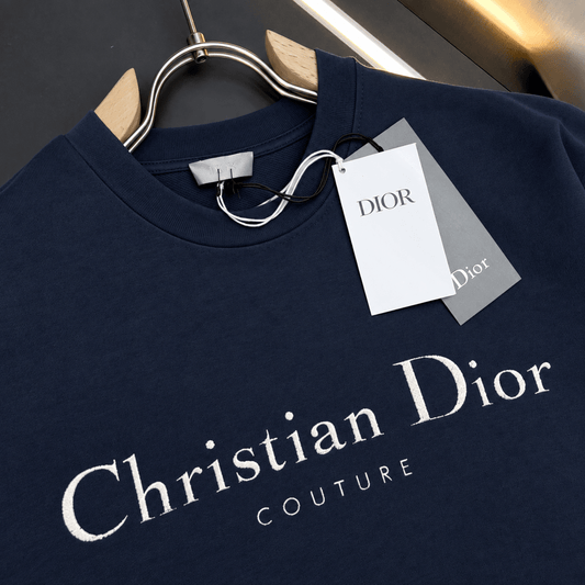 Couture Logo Print Cotton Sweatshirt