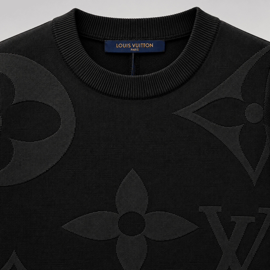 Jacquard Knit T-Shirt
