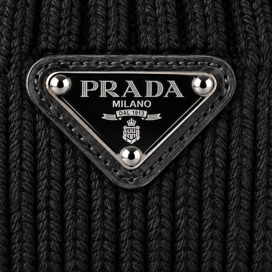 Metal Triangle Logo Beanie