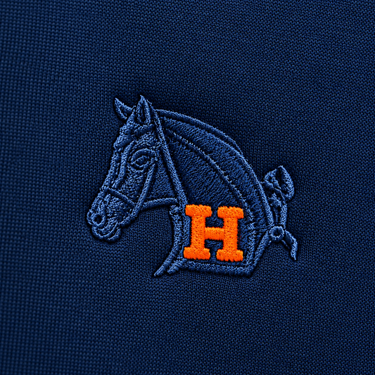 Embroidered Horse Logo Tracksuit