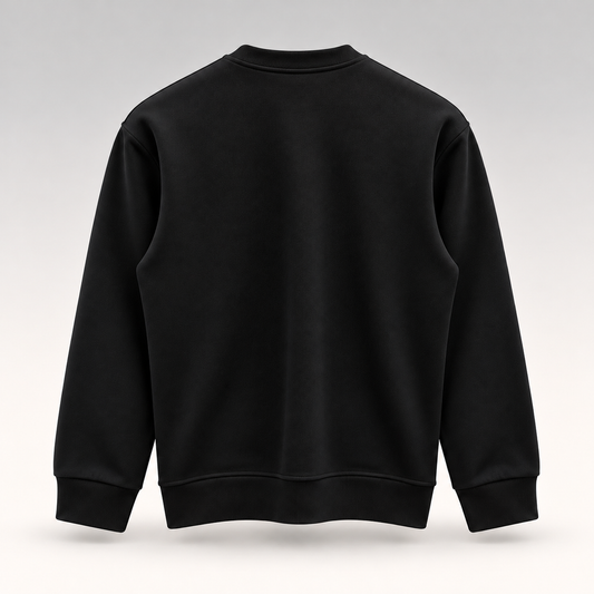 Signature Leather Logo Sweatshirt