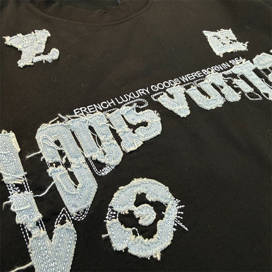 Denim Patch Logo T-Shirt