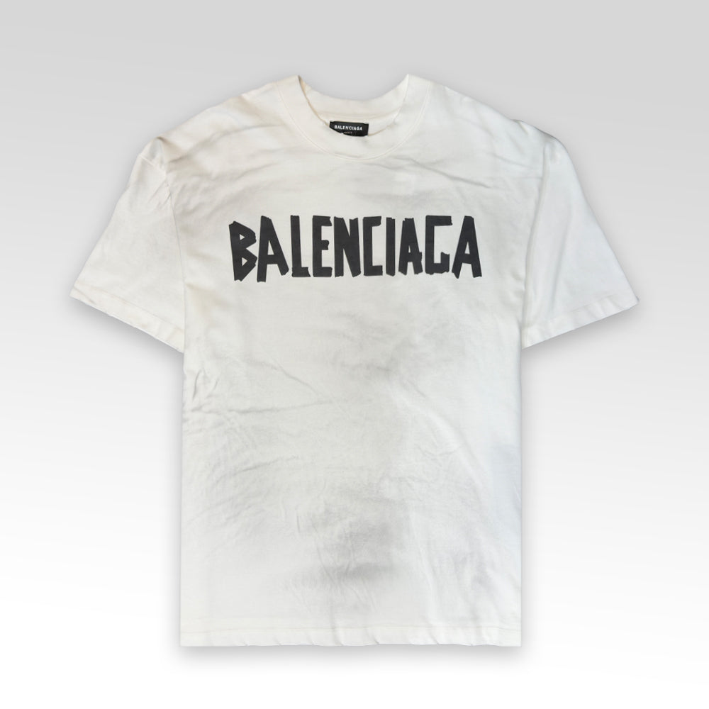 BALENCIAGA Faded T-Shirt Large Fit