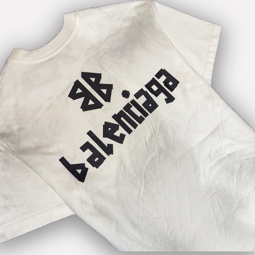 BALENCIAGA Faded T-Shirt Large Fit