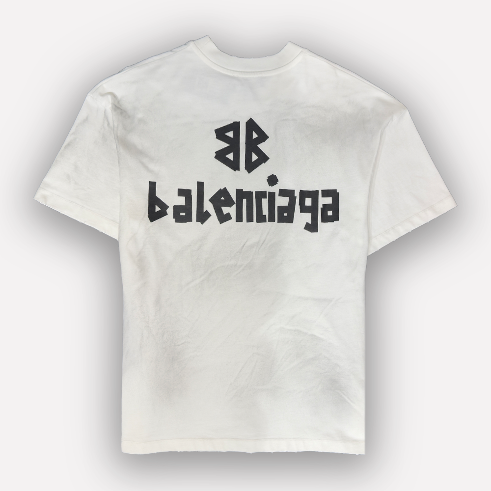 BALENCIAGA Faded T-Shirt Large Fit