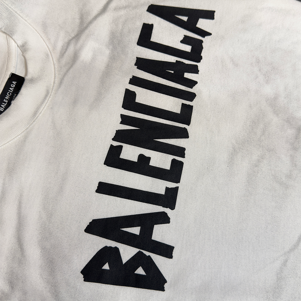 BALENCIAGA Faded T-Shirt Large Fit