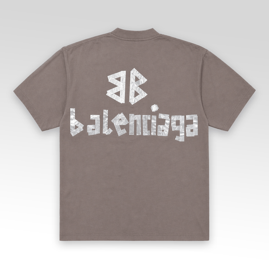 New Tape Type Oversized T-shirt