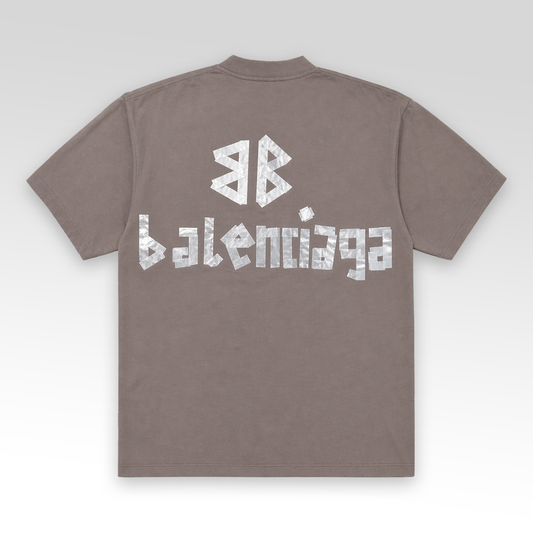 New Tape Type Oversized T-shirt