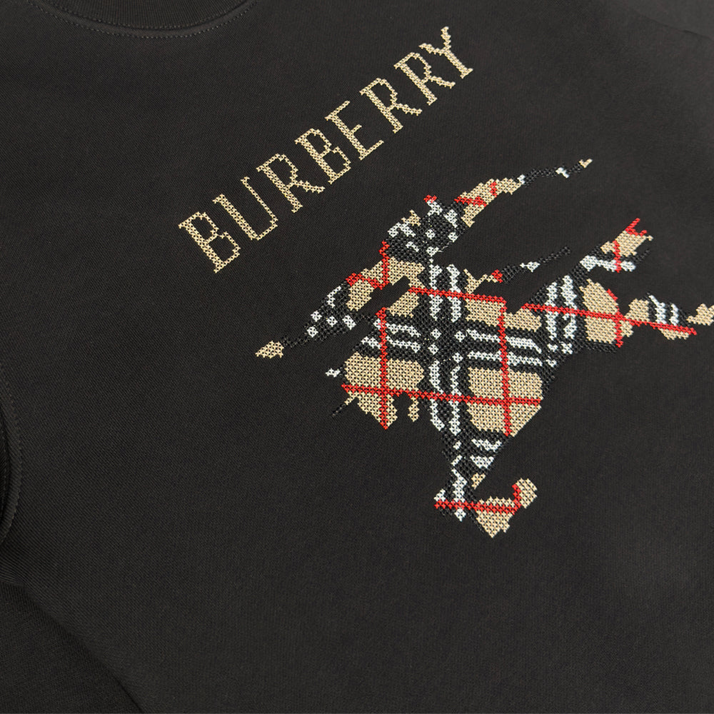 BURBERRY Embroidered Logo Sweatshirt