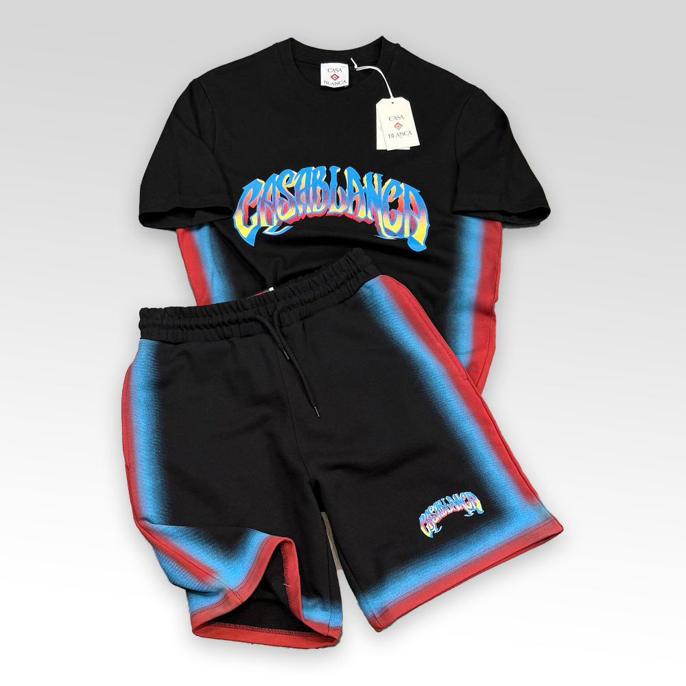 Casablanca Graphic Cotton Shorts