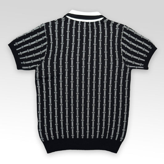 Monogram Knit Polo Shirt