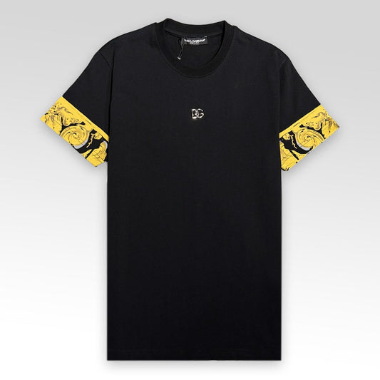 DOLCE&GABBANA Cotton T-shirt With Majolica-Print