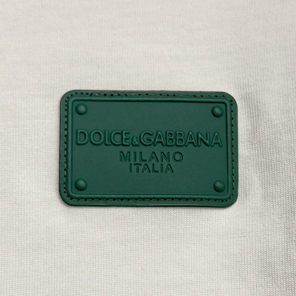 Cotton T-shirt With Branded Tag