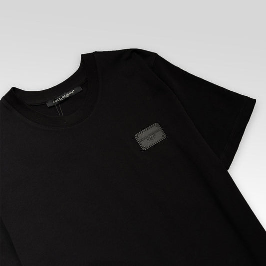 Cotton T-shirt With Branded Tag