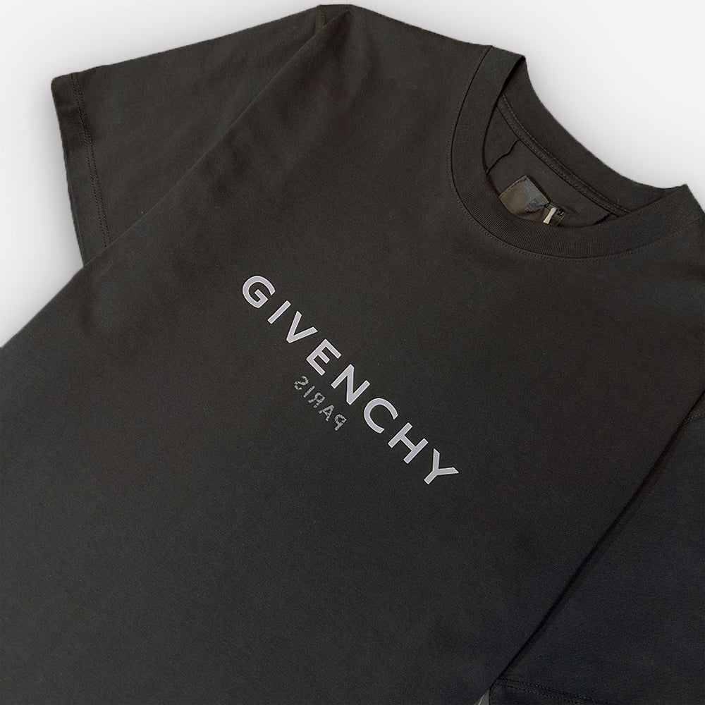 Paris Logo Print T-shirt