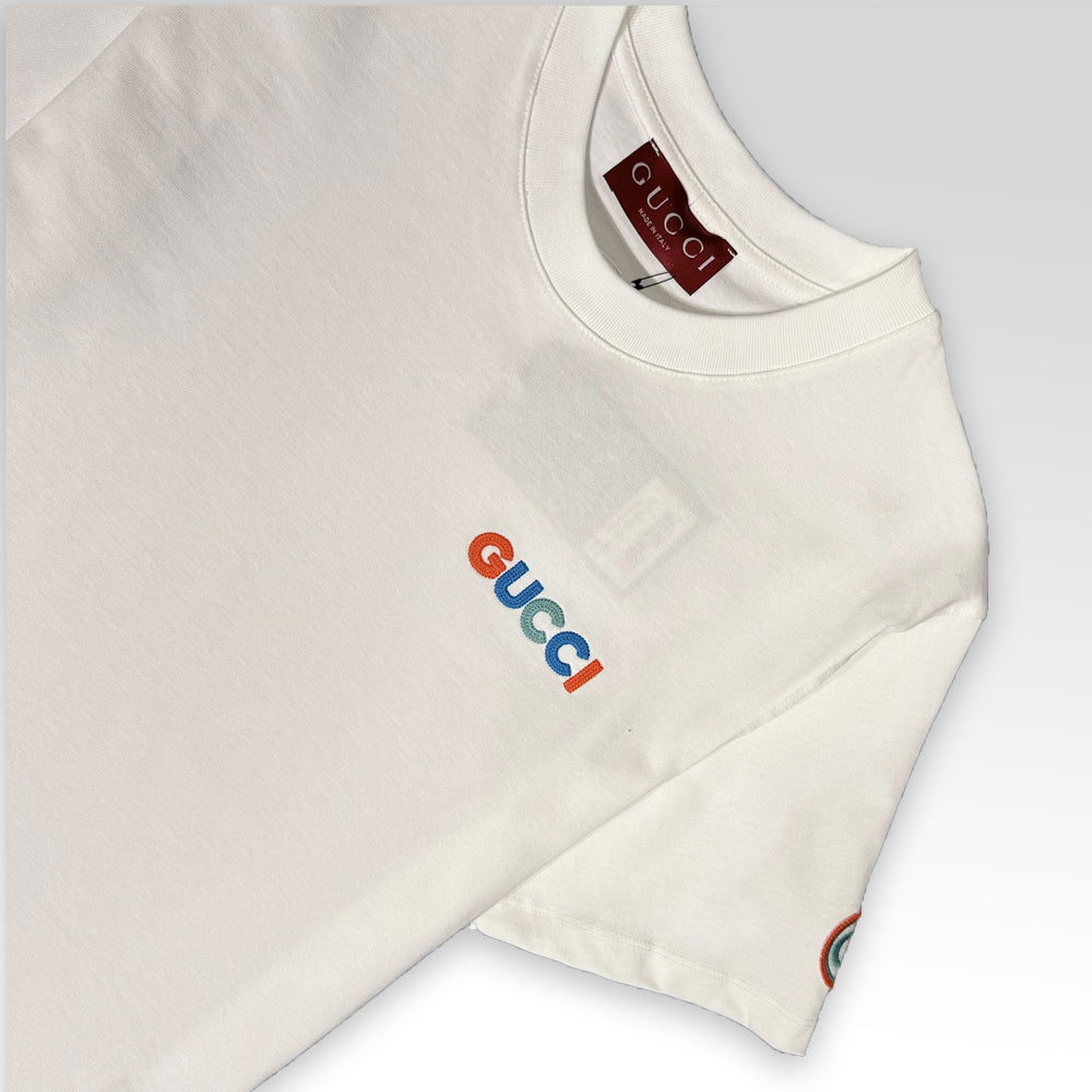 Cotton T-shirt With Embroidery