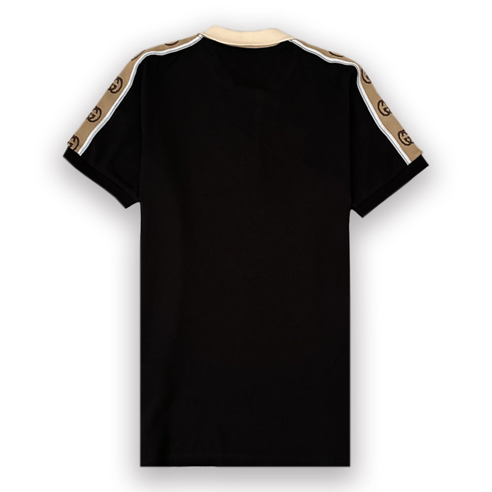 GUCCI Reflective short-sleeved polo shirt