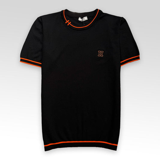 HERMES Cotton Crewneck Knit T-Shirt