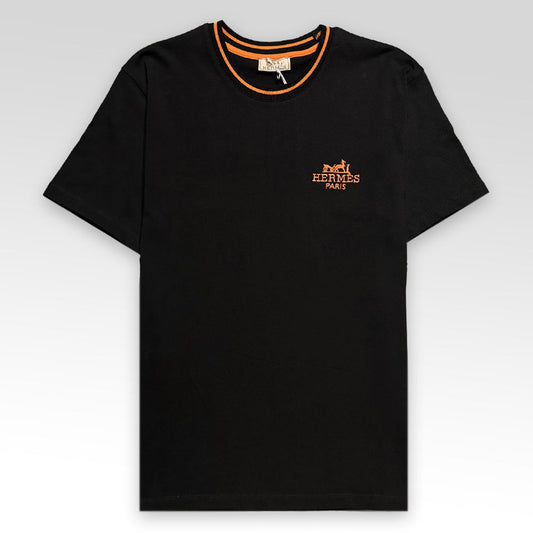 HERMES Logo embroidered T-Shirt