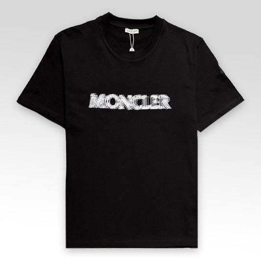 MONCLER Blurred Logo Cotton T-shirt