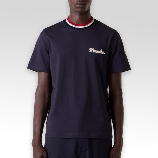 Embroidered Logo Cotton T-Shirt