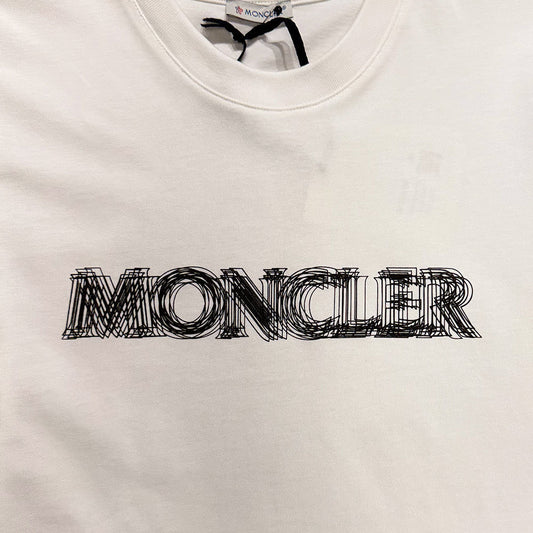 Blurred Logo Cotton T-shirt