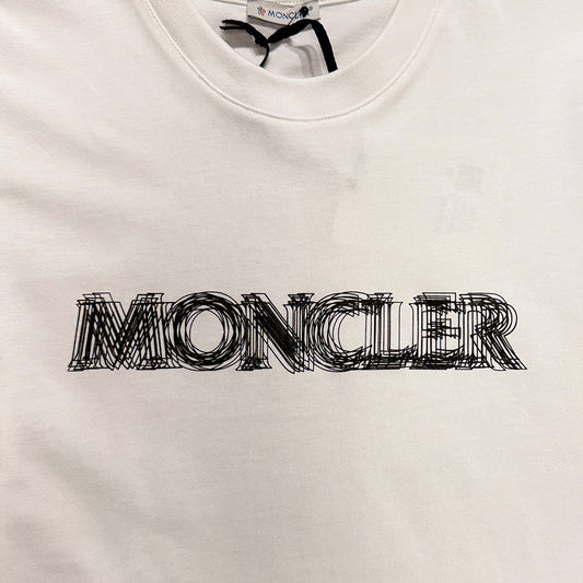 Blurred Logo Cotton T-shirt