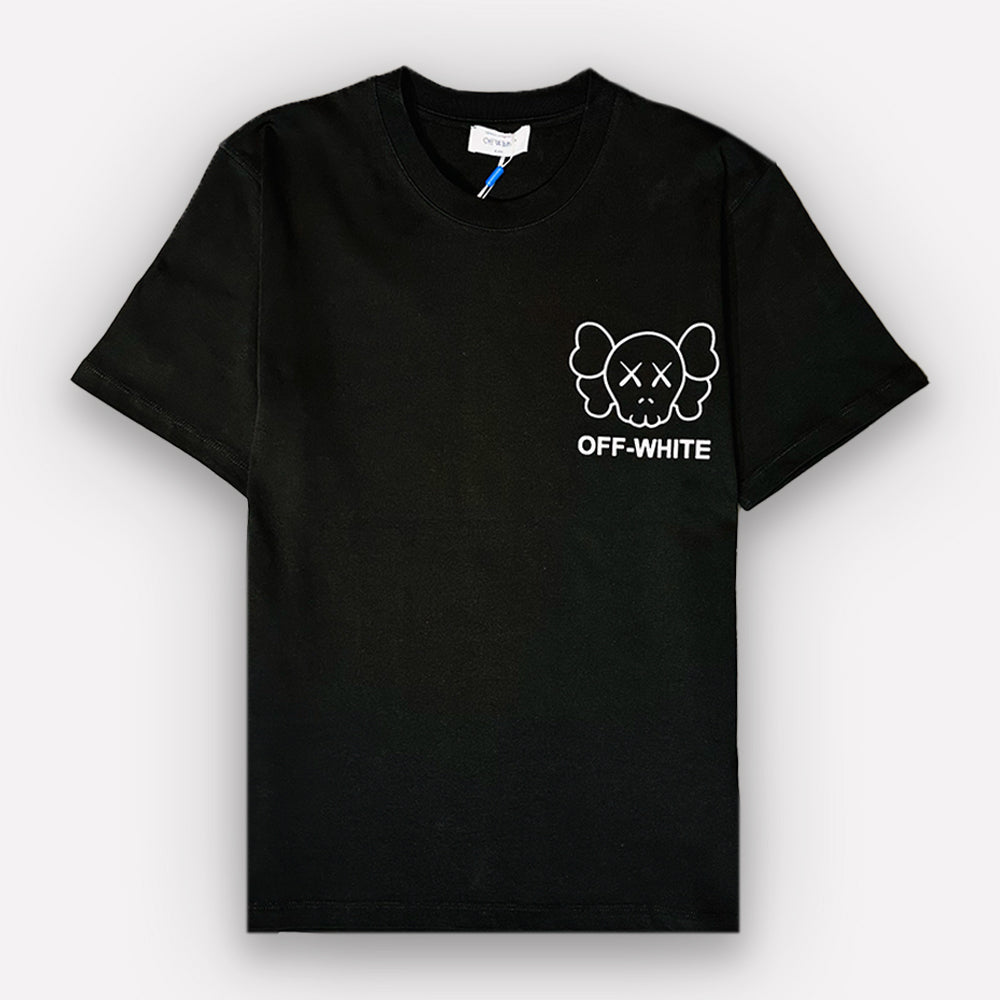 OFF-WHITE X KAWS Logo Print T-Shirt