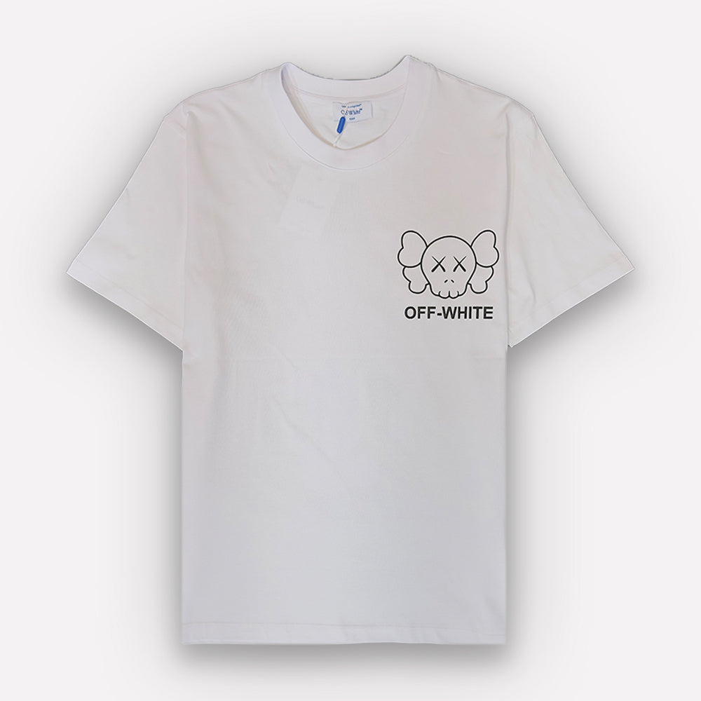 OFF-WHITE X KAWS Logo Print T-Shirt