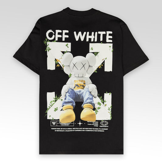 OFF-WHITE X KAWS Logo Print T-Shirt