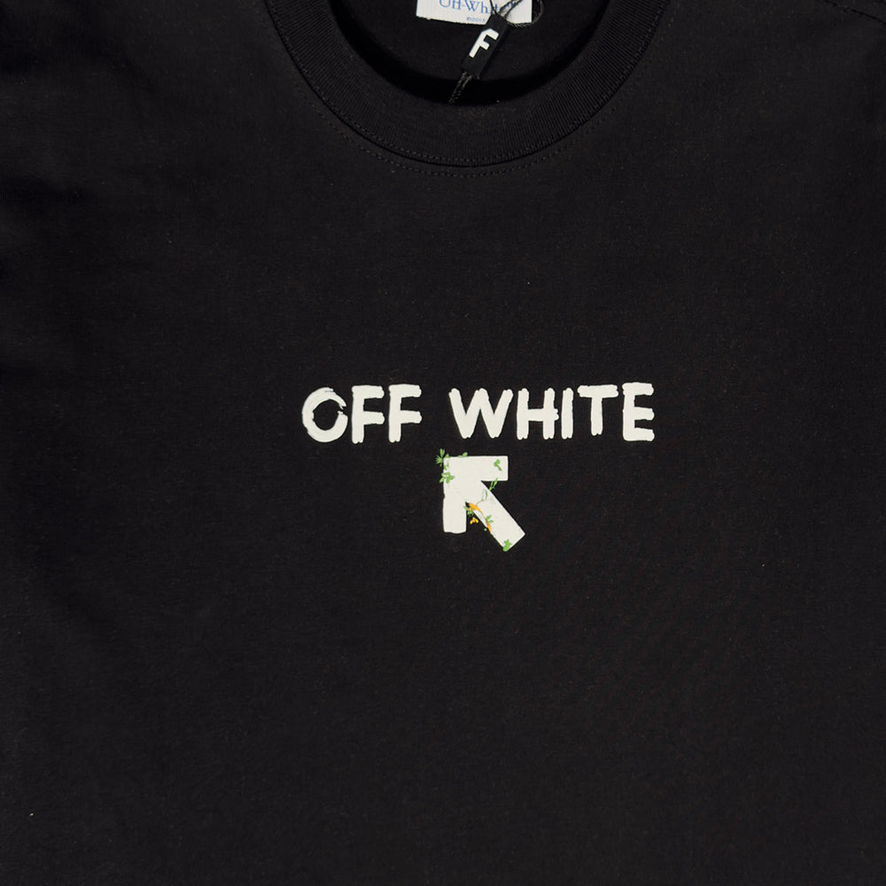 OFF-WHITE X KAWS Logo Print T-Shirt