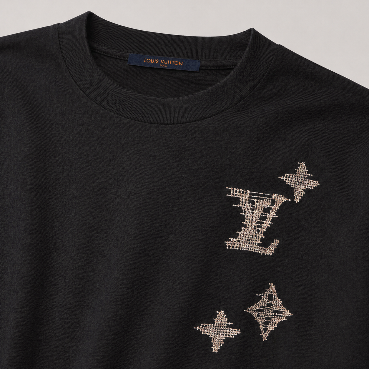 Embroidered Cotton T-Shirt