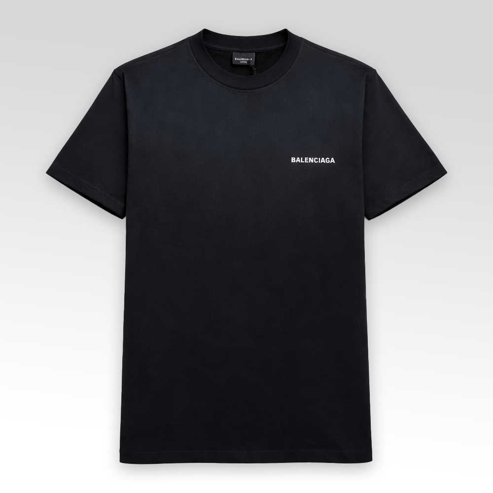 Washed Effect Logo Print T-shirt