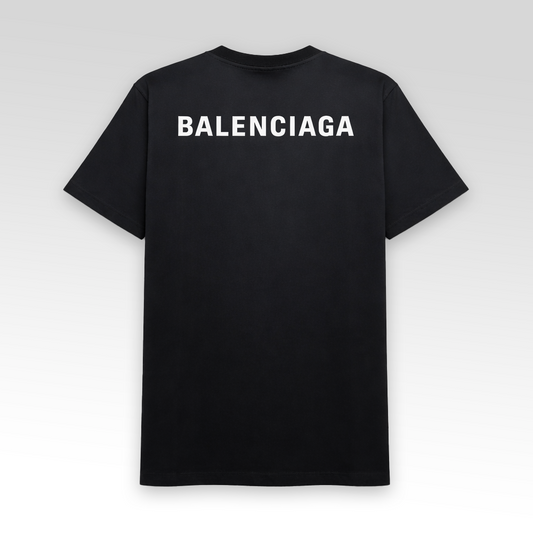 Washed Effect Logo Print T-shirt