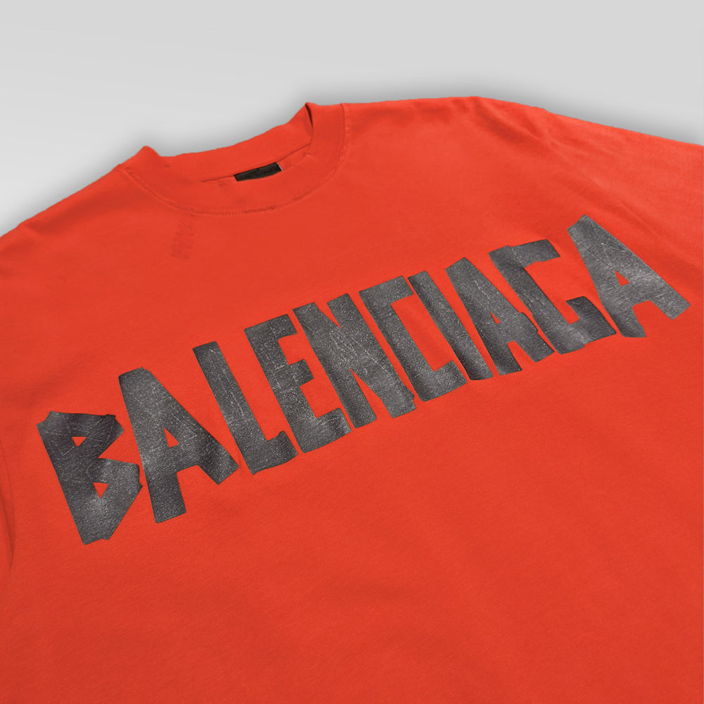 New Tape Type Oversized T-shirt