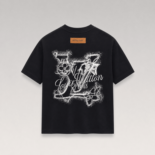 Print and Embroidered Signature T-Shirt