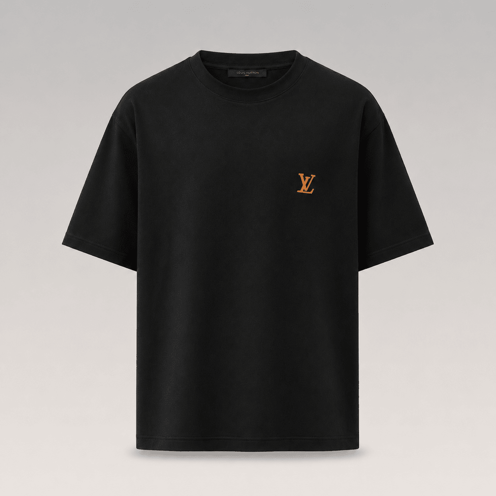 Short-Sleeved Crewneck T-shirt With Signature