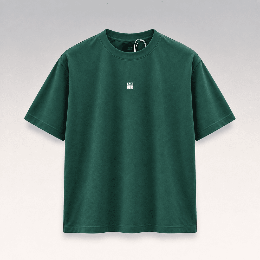 4G-Embroidered Cotton T-Shirt