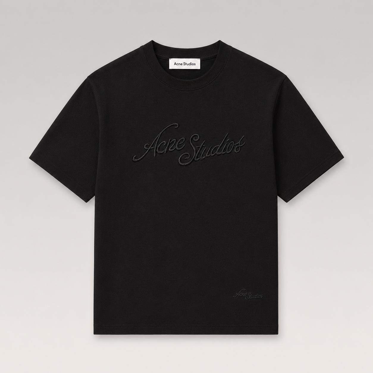 Embroidered Logo Cotton T-shirt